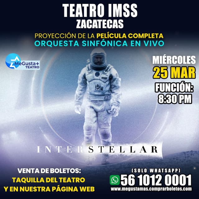 Interestelar Sinfónico en Zacatecas