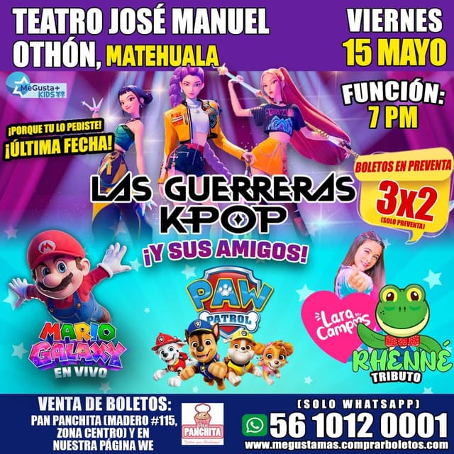 Las Guerreras y sus amigos en Matehuala