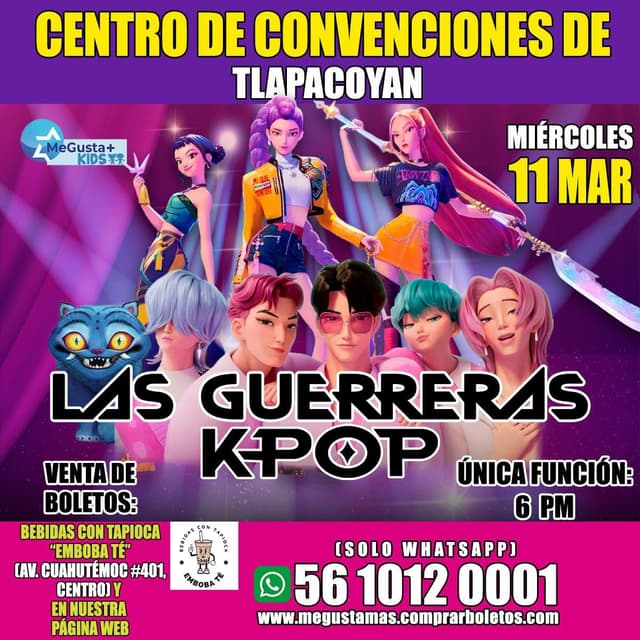 Homenaje a las Guerreras K-Pop Tlapacoyan