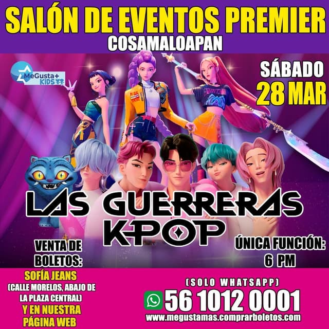 Homenaje a las Guerreras K-Pop Cosamaloapan