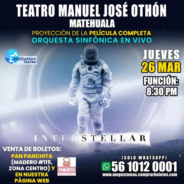 Interestelar Movie Concert Sinfónico en Matehuala