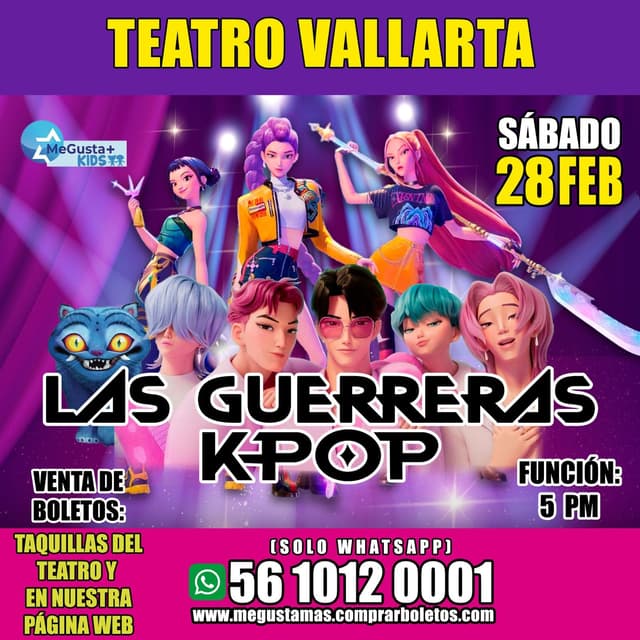 Homenaje a las Guerreras K-Pop en Vallarta