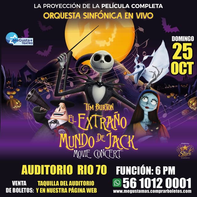 El Extraño Mundo de Jack Movie Concert en Monterrey