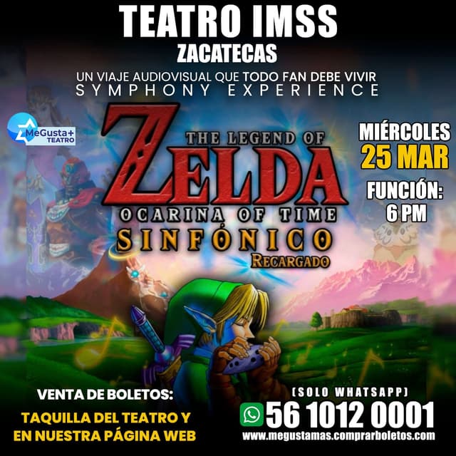 Zelda Sinfónico en Zacatecas