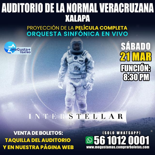 Interestelar Sinfónico en Xalapa