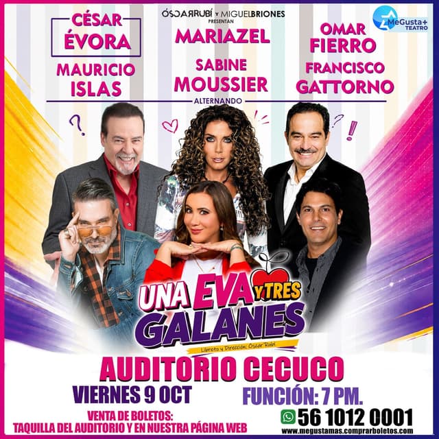 UNA EVA Y TRES GALANES EN SAN JUAN DEL RÍO