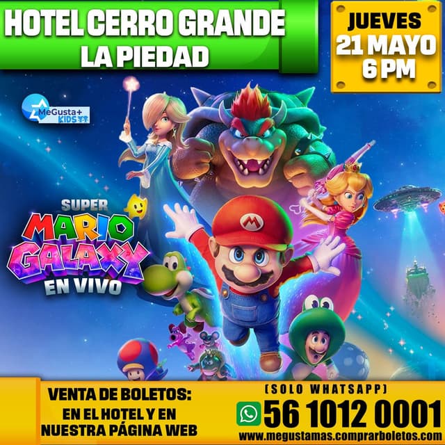 Super Mario Galaxy en La Piedad