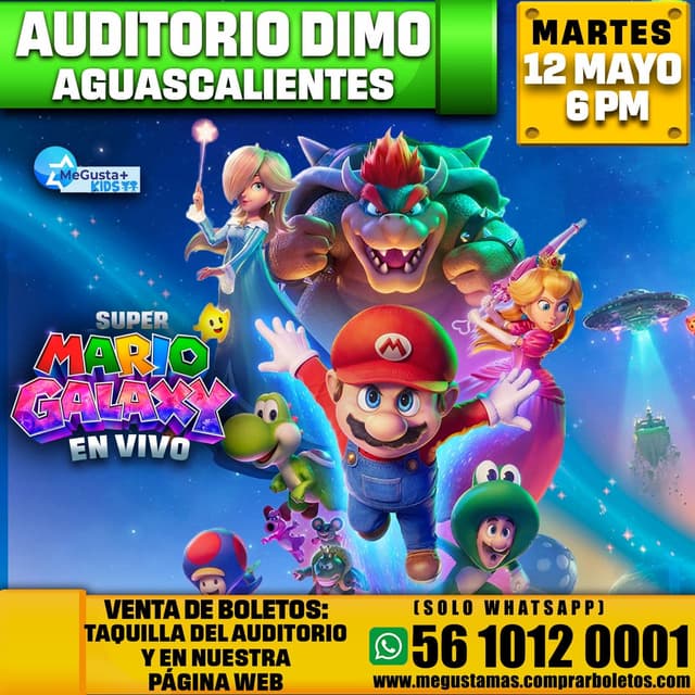 Super Mario Galaxy en Aguascalientes