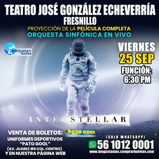 Interestelar Movie Concert en Fresnillo