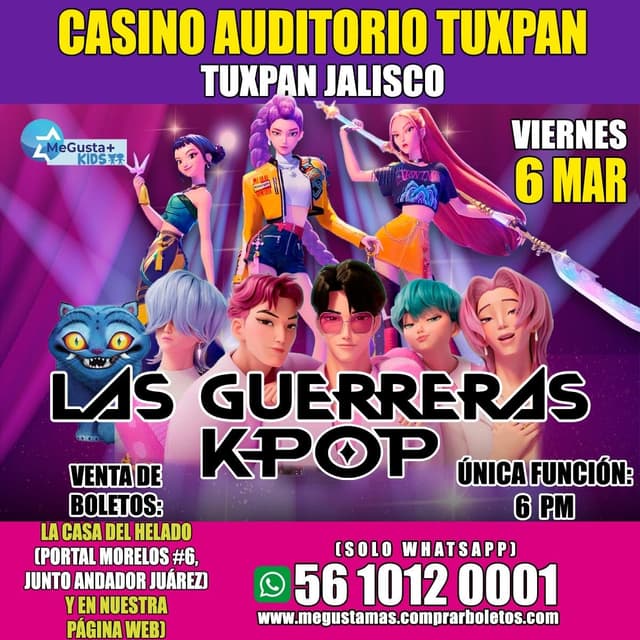 Homenaje a las Guerreras K-Pop en Tuxpan Jalisco