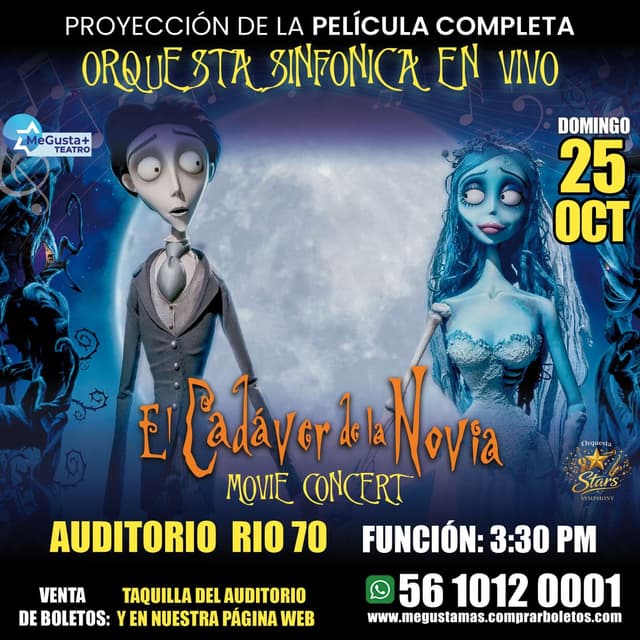 El Cadaver de la Novia Movie Concert en Monterrey