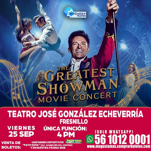 El Gran Showman en Fresnillo