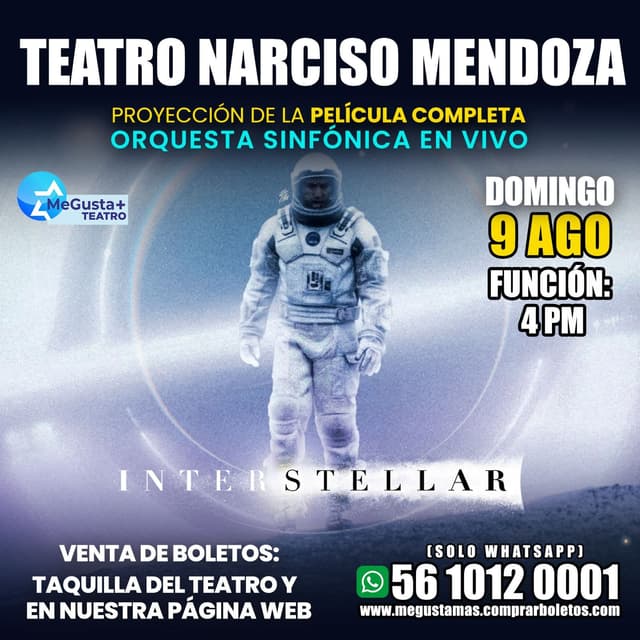 INTERESTELAR MOVIE CONCERT EN CUAUTLA