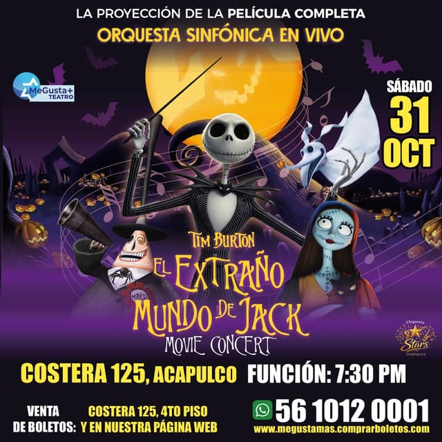 EL EXTRAÑO MUNDO DE JACK MOVIE CONCERT EN ACAPULCO