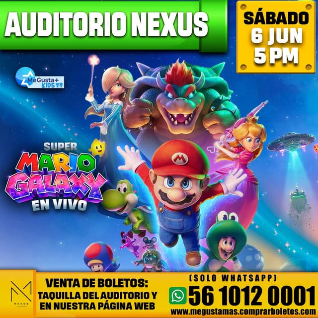 Super Mario Galaxy en Guadalajara