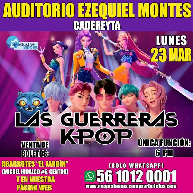 Homenaje a las Guerreras del K-Pop Cadereyta