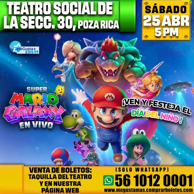 Super Mario Galaxy en Poza Rica