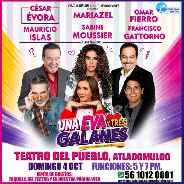 UNA EVA Y TRES GALANES EN ATLACOMULCO