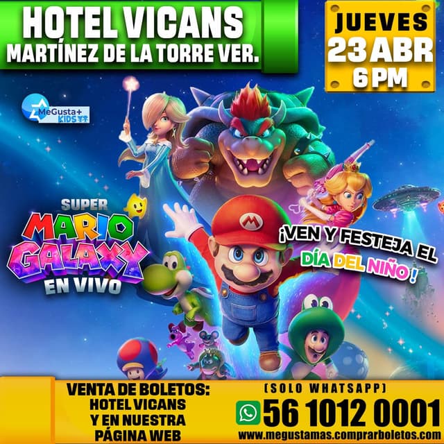 Super Mario Galaxy en Martinez De la Torre