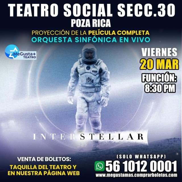 Interestelar Sinfónico en Poza Rica