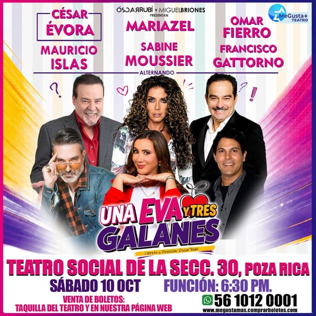 UNA EVA Y TRES GALANES EN POZA RICA