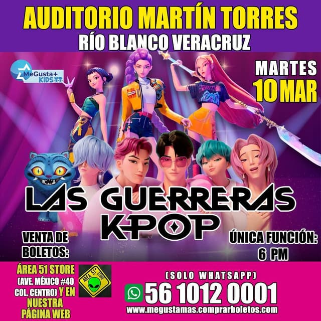 Homenaje a las Guerreras K-Pop Río Blanco Veracruz